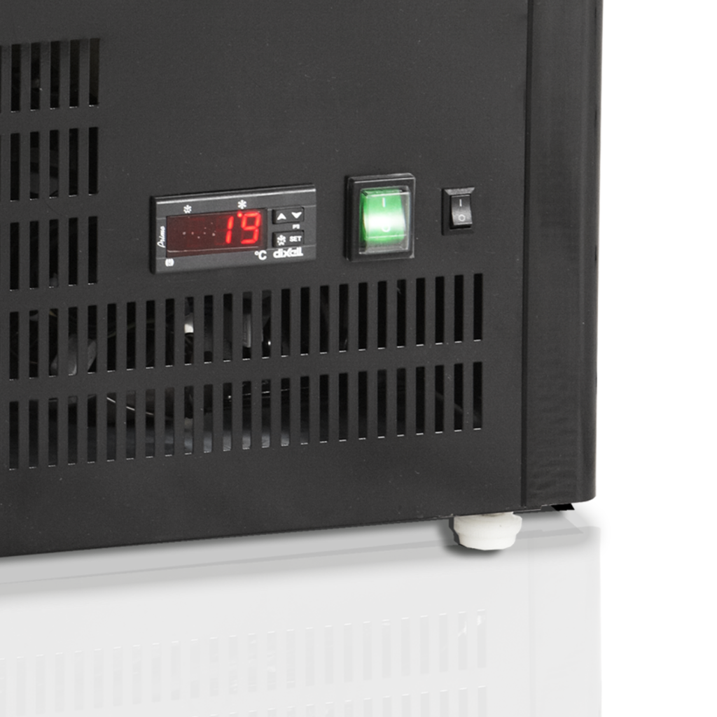 Tefcold UPD80-BLACK - Koelvitrine - countertop