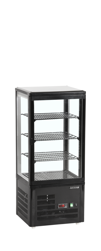 Tefcold UPD80-BLACK - Koelvitrine - countertop