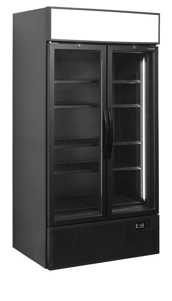 Tefcold FSC1000H BLACK - Frigorifero espositivo nero - 524L