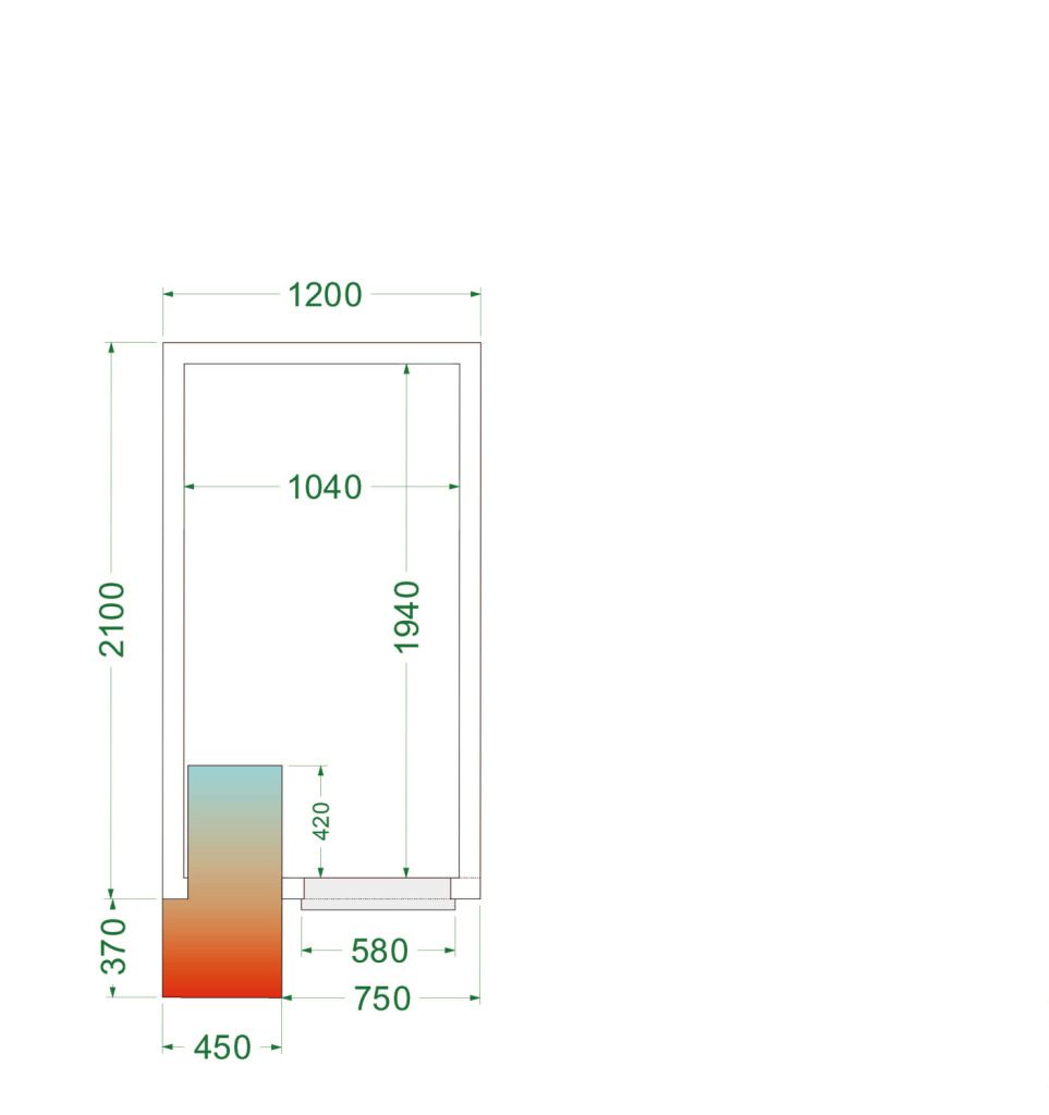 Tefcold CRPF1221 - C&acirc;mara fria (completa com monobloco)