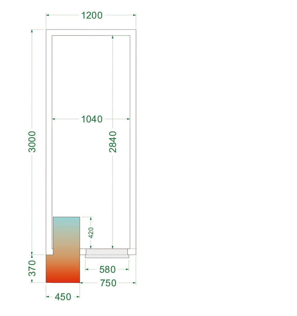 Tefcold CRPF1230 - Cold room (complete with monoblock)