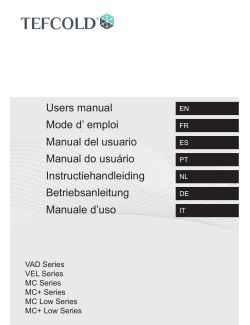 Gebruikers handleiding