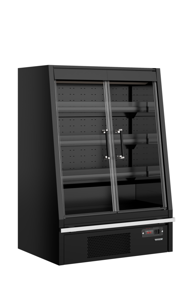 Refrigerador multideck Tefcold Galaxy+ GPL10FGD Negro, supermercado