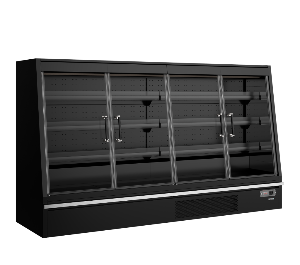 Tefcold Galaxy+ GPL26FGD Black - K&oslash;ler med flere d&aelig;k, supermarked