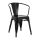 Bolero Bistro Curve Sessel Schwarz (4 St&uuml;ck)