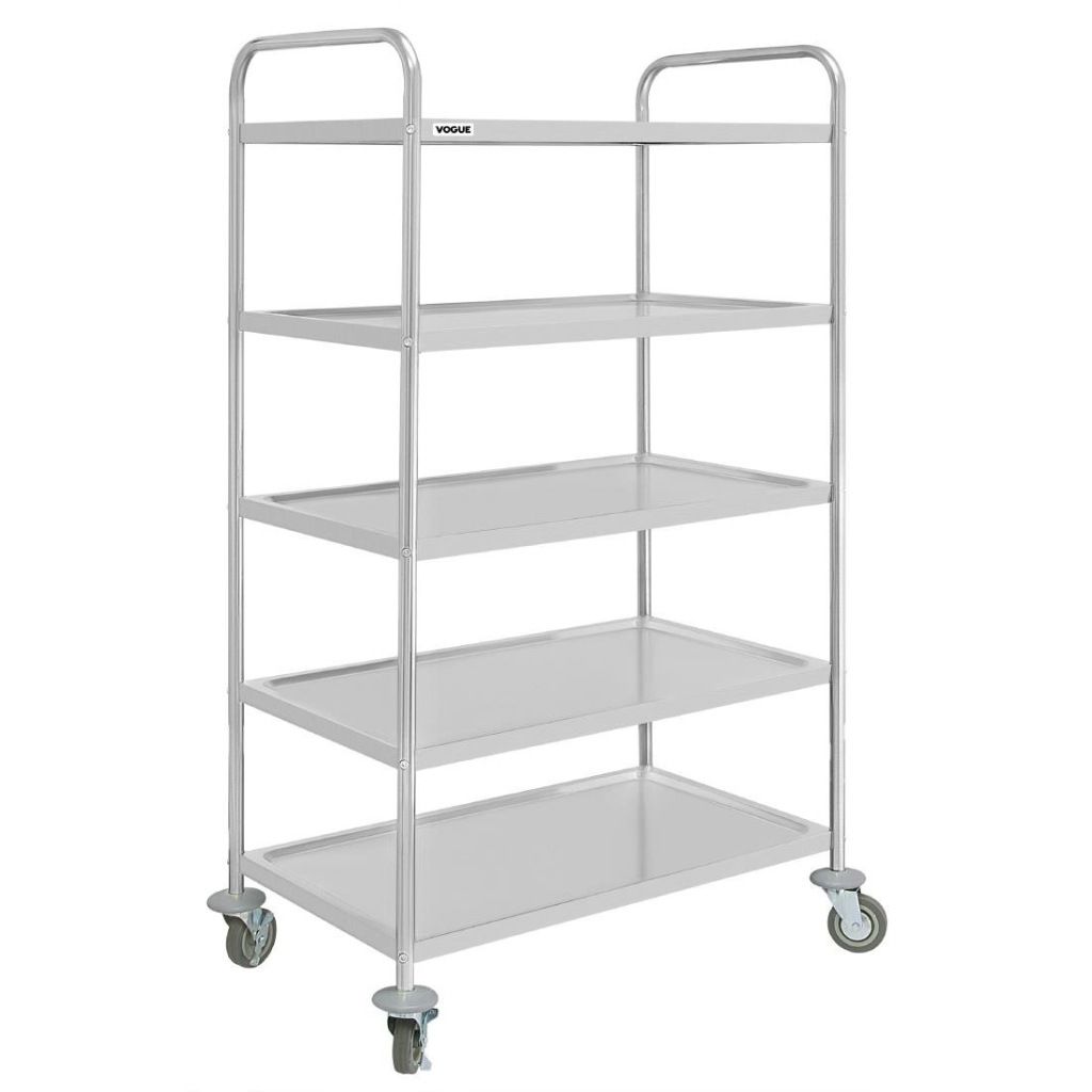 Vogue Clearing trolley with 5 levels