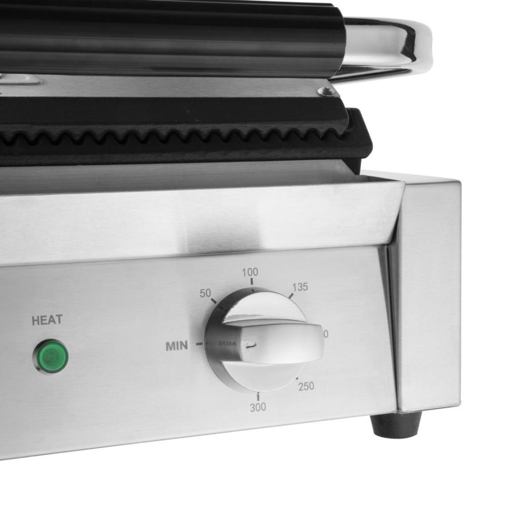 Buffalo Bistro Stor Ribbad Kontaktgrill