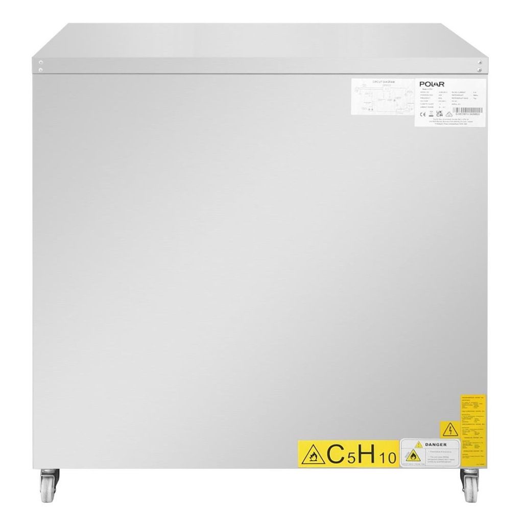 Polar U-Series Ventilato 2 Porte Saladette 257L