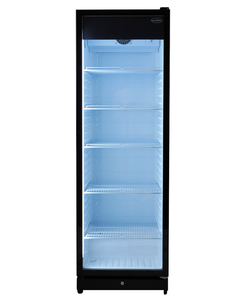 Frigor&iacute;fico Combisteel 1 puerta de cristal 360l