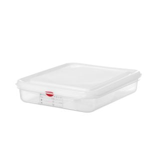 hendi gN 1/2 Beh&auml;lter aus Polypropylen &ndash; GN 1/2 &ndash; 4 l &ndash; Transparent