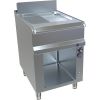 MKN gasgrill/bakplatta, halvribbad rostfritt st&aring;l, 1 zon, 10,8 kW