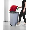 hendi deksel voor afvalbak, Rood, 505x415mm