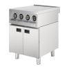 Buffalo Plaque de cuisson &agrave; induction 4 zones s&eacute;rie 600, pose libre, 2 x 3 kW