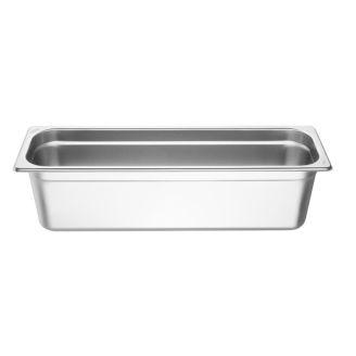 Vogue Gastronorm 2/4-beh&aring;llare i rostfritt st&aring;l, 150 mm