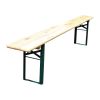 Attends Opklapbare biertafel met banken 220(L)cm