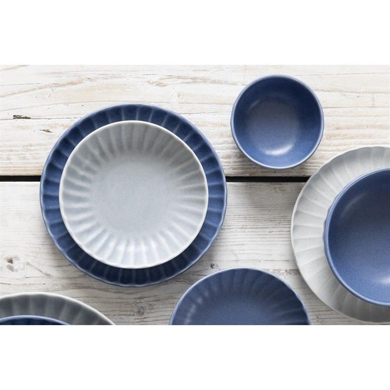 Olympia Corallite tiefe Schalen - Blau 105 mm (12er-Set)