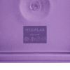 Hygiplas Tapa cuadrada para recipientes de almacenamiento de alimentos, morada, grande