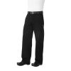 Chef Works Executive unisex koksbroek visgraat zwart - Maat S