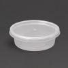 Fiesta Recyclable Microwave-Safe Plastic Containers (100 pcs)