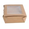 Fiesta Compostable Ensaladeras con ventana de PLA (200 piezas)