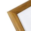 Securit Painel de informa&ccedil;&otilde;es LED em branco teca 4xA4 (sem poste e base)