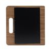 Securit Menu de la gamme Walnut Planche &agrave; d&eacute;couper avec reliure &agrave; anneaux