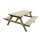 Rowlinson Mesa de picnic de madera de 150 cm