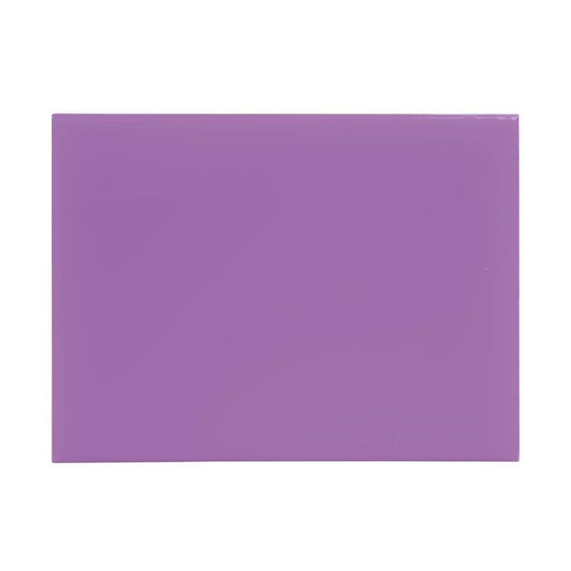 Hygiplas Planche &agrave; d&eacute;couper violette en PEHD - 600 x 450 x 12 mm