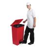 Rubbermaid Step-On pedaalemmer rood 87L