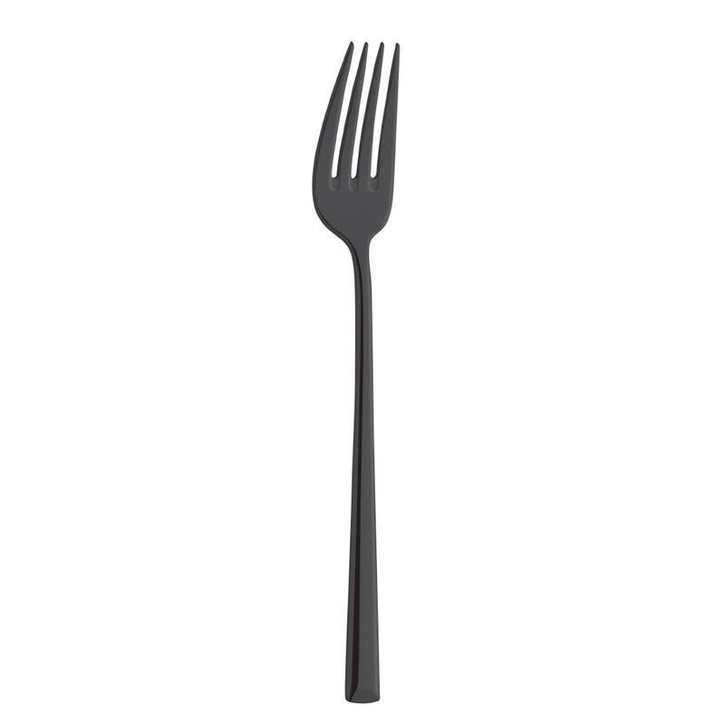 Amefa Fourchette de table Metropole noire (12 pi&egrave;ces)