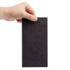 Fiesta Recyclable Servilletas de cena de 3 capas, pliegue 1/8, negras, 400 mm (1000 piezas)