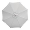Bolero Guarda-sol redondo cinza 300cm