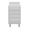 Workstation Vogue con 4 cassetti - 900 (a) x 700 (l) x 500 (p) mm