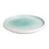 Assiettes &agrave; fondant Olympia vert menthe - 270 mm (4 pi&egrave;ces)