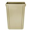 Jantex Smalle Afvalbak Beige - 60L
