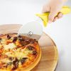 Hygiplas Pizzahjul i rostfritt st&aring;l, gult, 10 cm