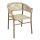 Bolero Florence Natural Rope Twist Wicker Chairs (2 pcs)