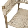 Bolero Florence Natural Rope Twist Wicker Chairs (2 pcs)