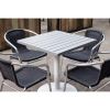 Bolero gietijzeren ronde tafelvoet wit 548(B)x728(H)mm
