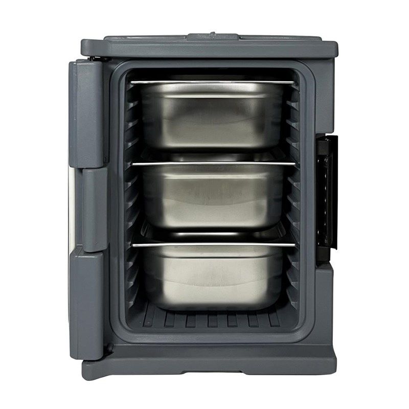 Vogue Thermo-Box 600 Voorlader Box Zwart - 465X610x630mm