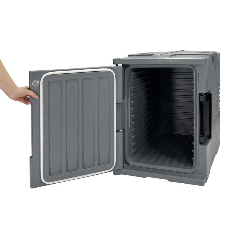 Vogue Thermo-Box 600 Voorlader Box Zwart - 465X610x630mm