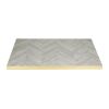 Bolero Tablero de mesa rectangular con dise&ntilde;o Chevron de 1100 mm x 700 mm