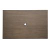 Bolero aluminiowy st&oacute;ł ogrodowy 120x76x76cm, wz&oacute;r ciemnego drewna