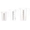 Pro-Measures m&auml;tkanna i polypropylen - set - 250 ml, 500 ml och 1 l