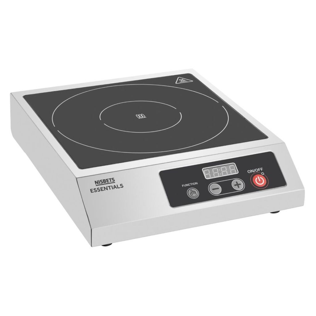Nisbets Essentials inductiekookplaat met &eacute;&eacute;n zone