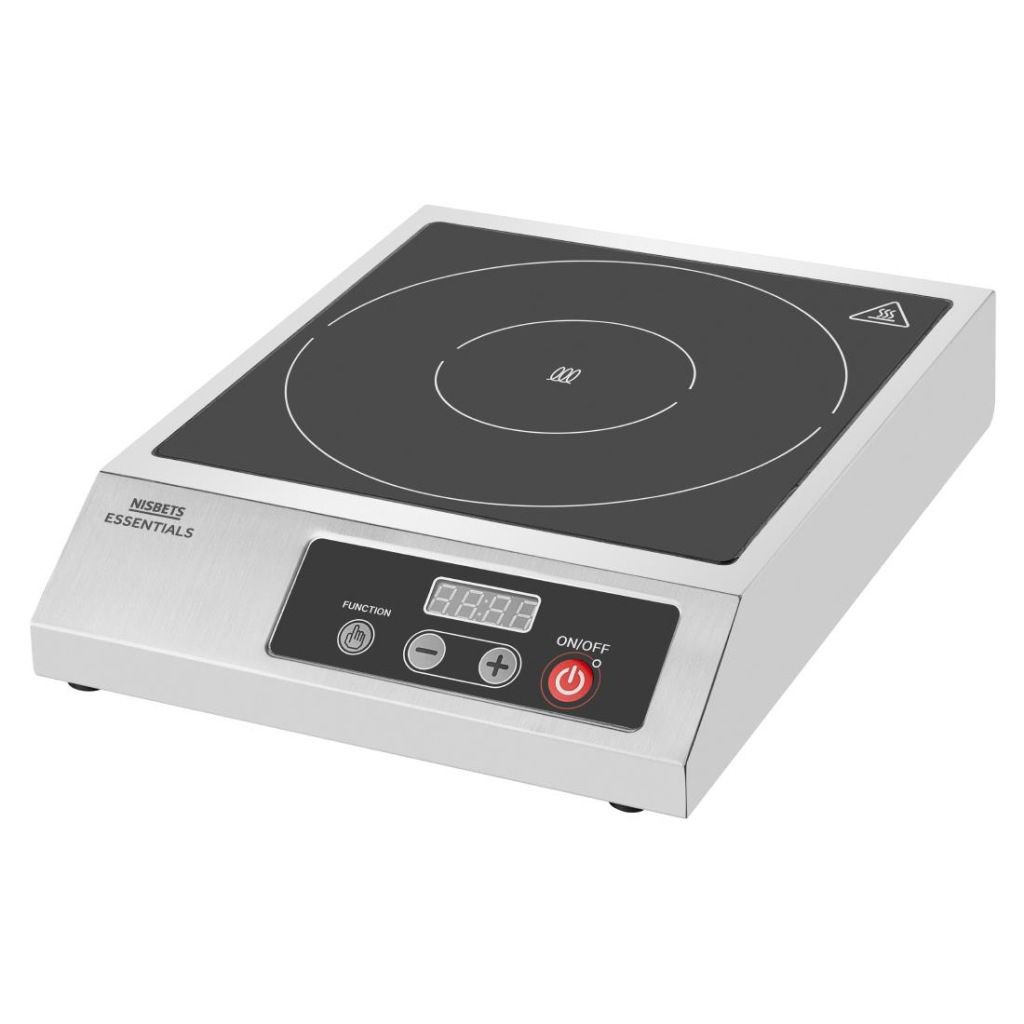 Nisbets Essentials inductiekookplaat met &eacute;&eacute;n zone