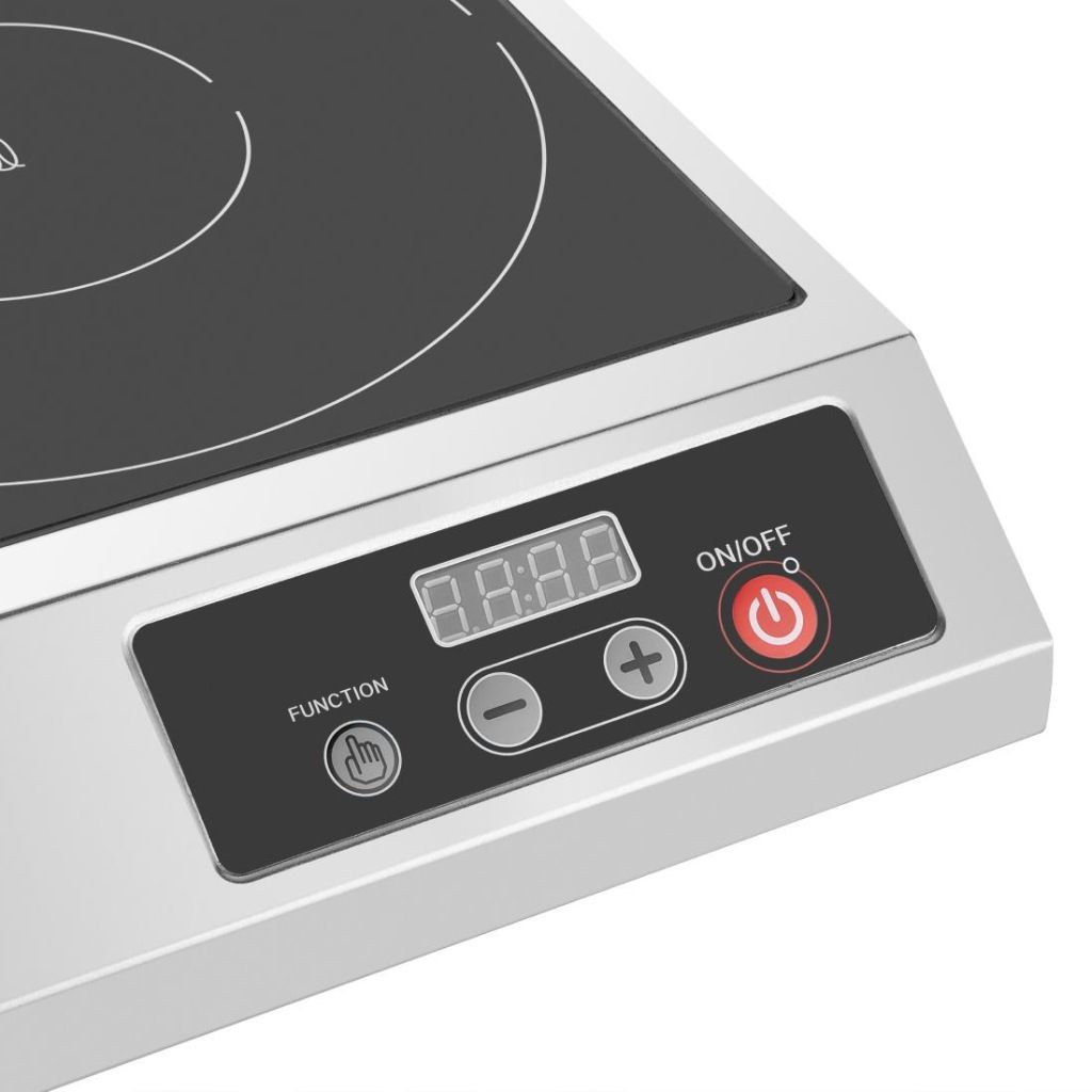 Nisbets Essentials inductiekookplaat met &eacute;&eacute;n zone