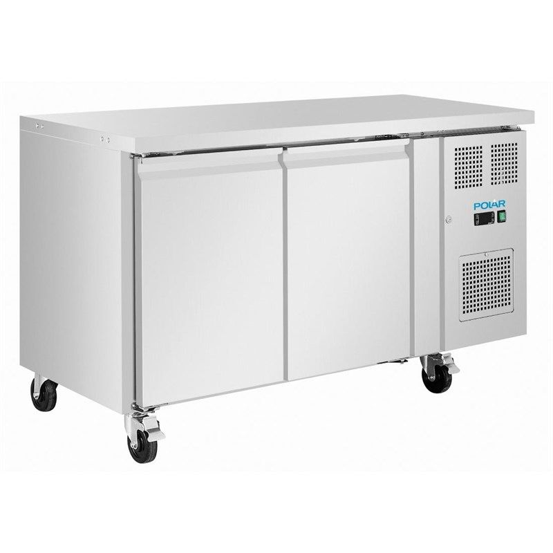 Polar Banco da lavoro refrigerato sottile a doppia porta serie U