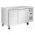 Polar Banco da lavoro refrigerato sottile a doppia porta serie U