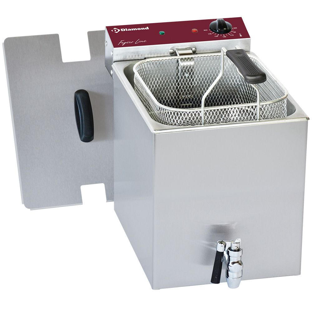 Freidora el&eacute;ctrica Diamond, 1 tina 8 litros